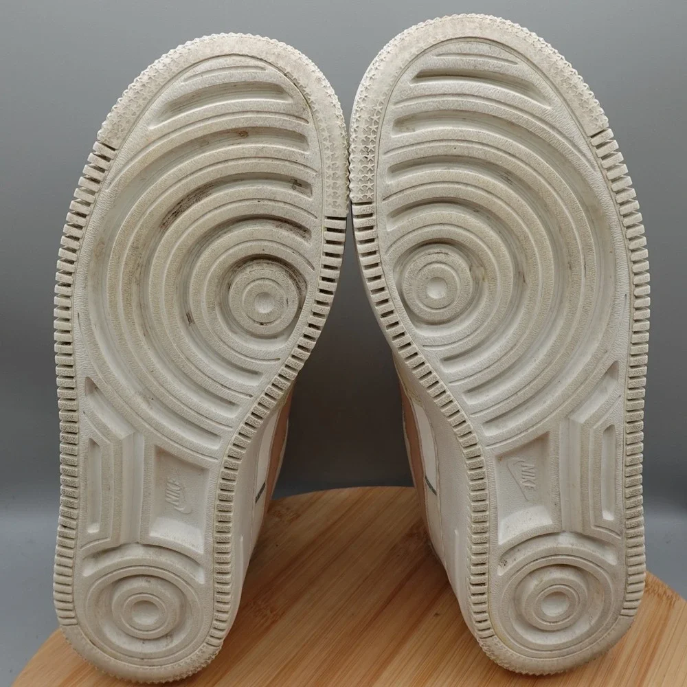Nike Womens 9 Air Force‎ 1 Shadow Sail Hemp Fossil Light Bone CI0919-116 Flaws